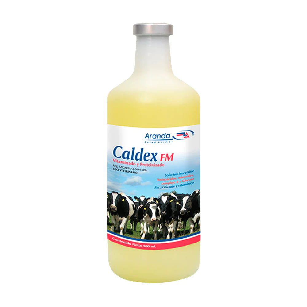 Caldex FM Vitaminado y Proteinizado 500 ml Recalcificante y Multivitaminico