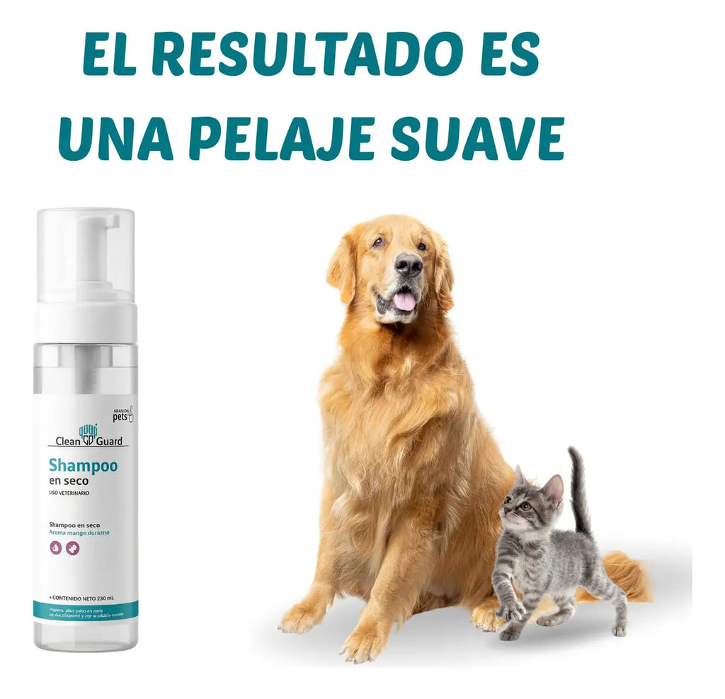 Shampoo en Seco 250 ml Caninos y Felinos