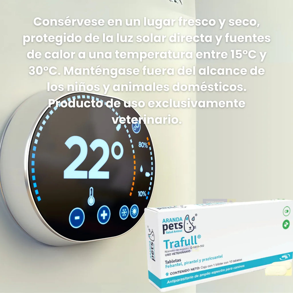 Trafull Tabletas Antiparasitario Amplio Espectro 10 Tabs