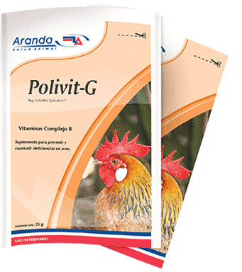 Polivit-G Caja 10 sobres de 25 g c/u Suplemento para Aves