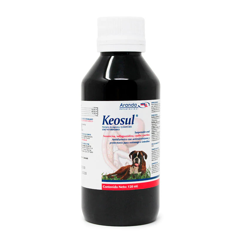 Keosul 120 ml Antidiarreico con Antimicrobianos y Protectores para el Estómago e Intestino