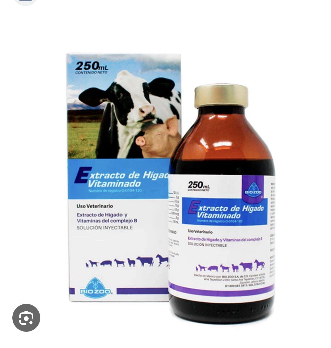 Extracto de Higado Vitaminado 250 ml